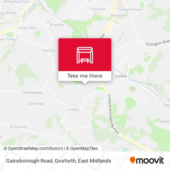 Gainsborough Road, Gosforth map