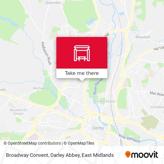 Broadway Convent, Darley Abbey map