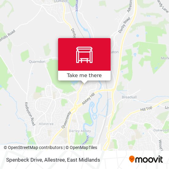 Spenbeck Drive, Allestree map