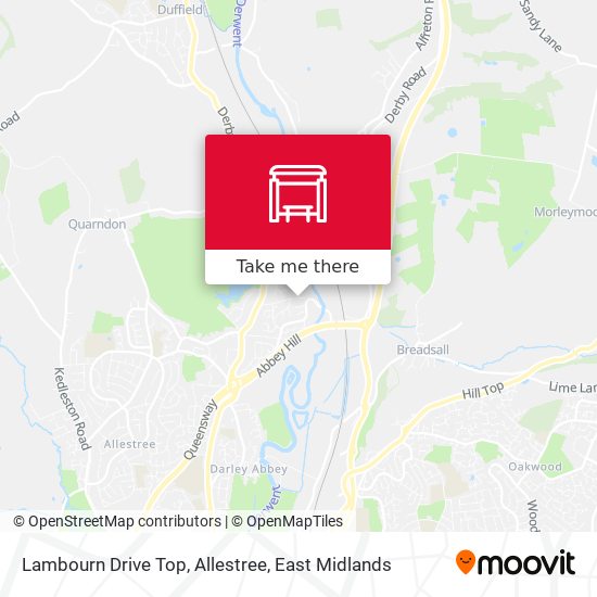 Lambourn Drive Top, Allestree map