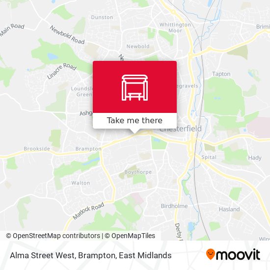 Alma Street West, Brampton map