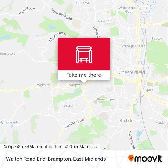 Walton Road End, Brampton map