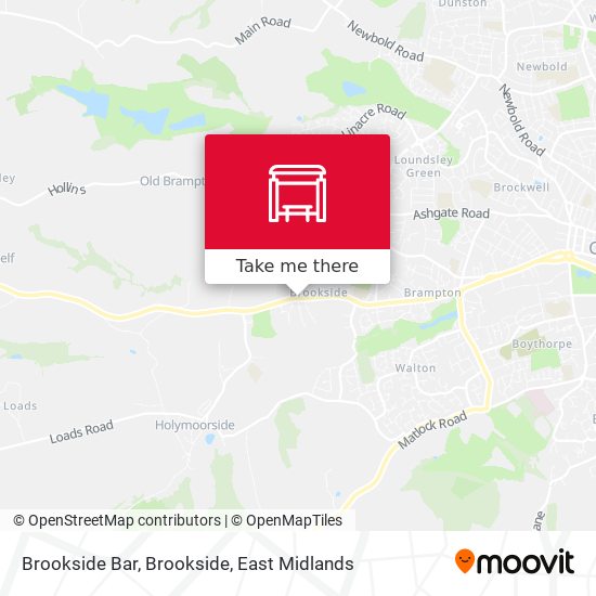 Brookside Bar, Brookside map