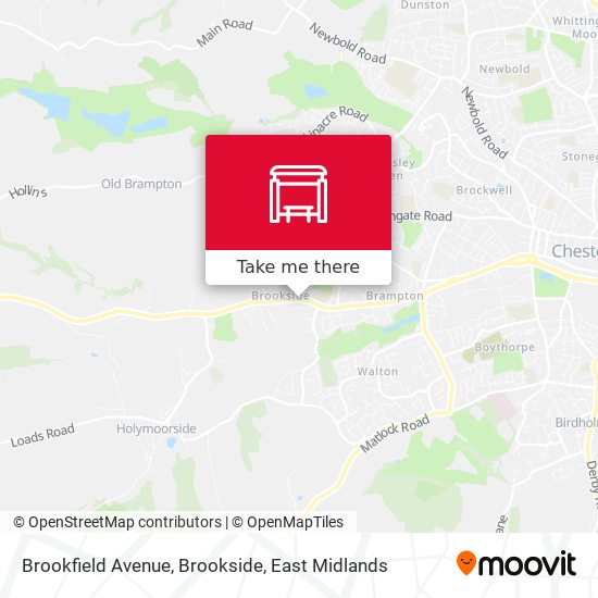 Brookfield Avenue, Brookside map