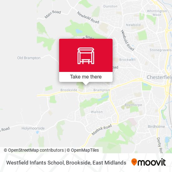 Westfield Infants School, Brookside map