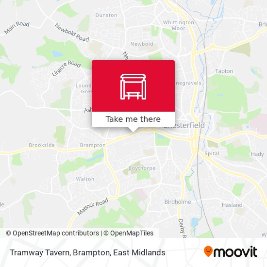Tramway Tavern, Brampton map