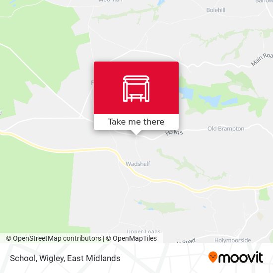 School, Wigley map