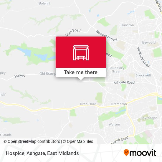 Hospice, Ashgate map
