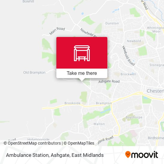 Ambulance Station, Ashgate map