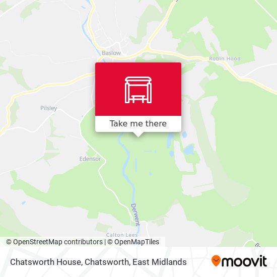 Chatsworth House, Chatsworth map