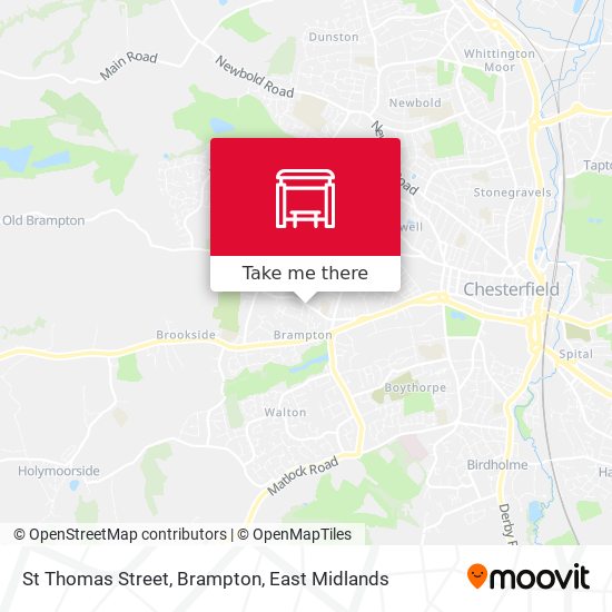 St Thomas Street, Brampton map