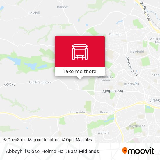 Abbeyhill Close, Holme Hall map