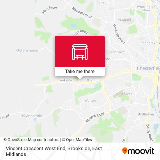 Vincent Crescent West End, Brookside map