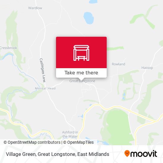 Village Green, Great Longstone map