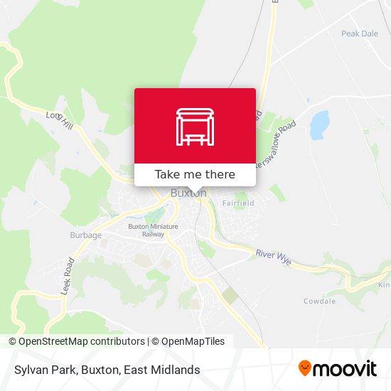 Sylvan Park, Buxton map
