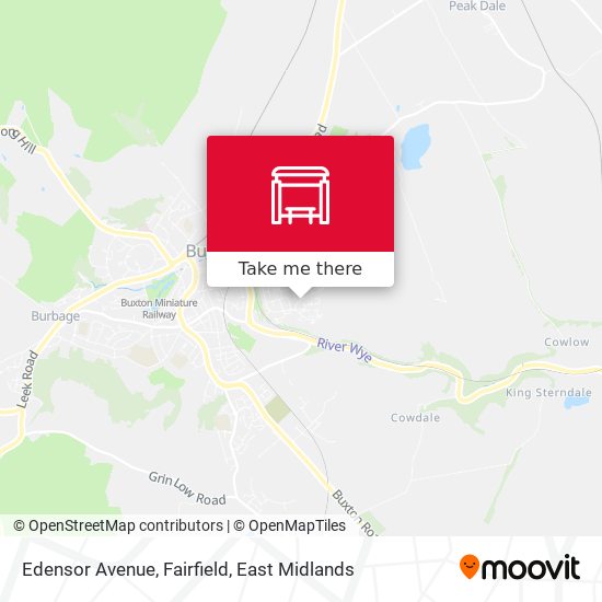 Edensor Avenue, Fairfield map