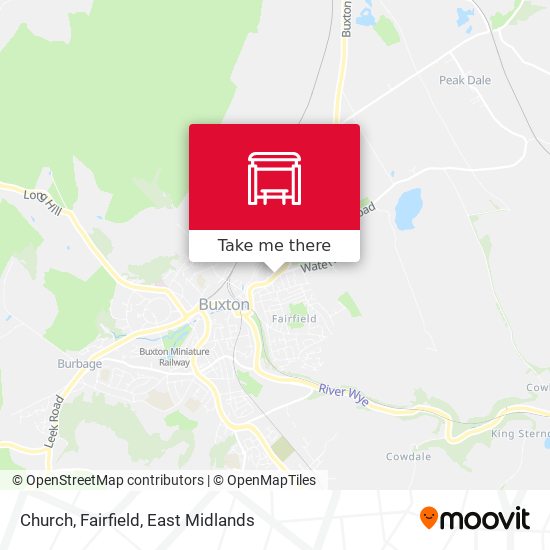 Church, Fairfield map