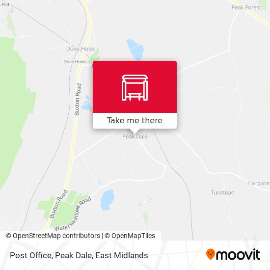 Post Office, Peak Dale map