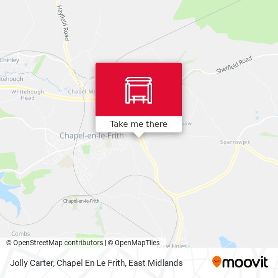 Jolly Carter, Chapel En Le Frith map