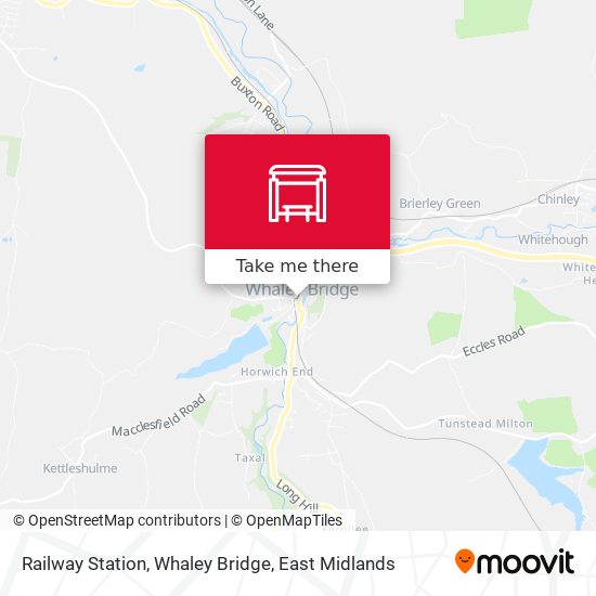 Railway Station, Whaley Bridge map