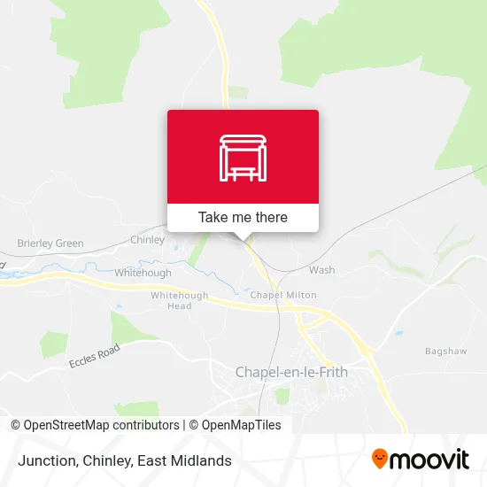 Junction, Chinley map