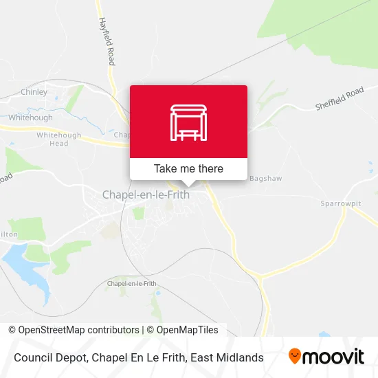 Council Depot, Chapel En Le Frith map