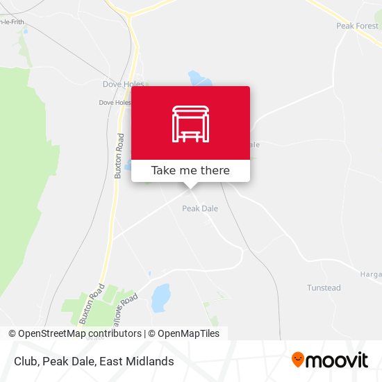 Club, Peak Dale map