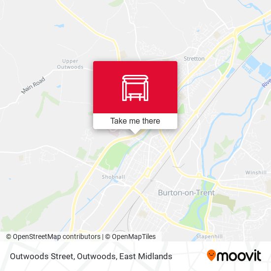 Outwoods Street, Outwoods map