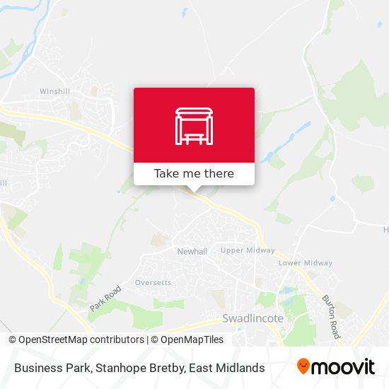 Business Park, Stanhope Bretby map