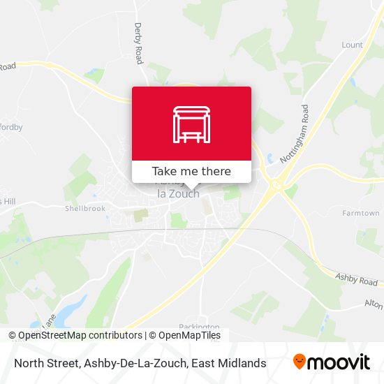 North Street, Ashby-De-La-Zouch map