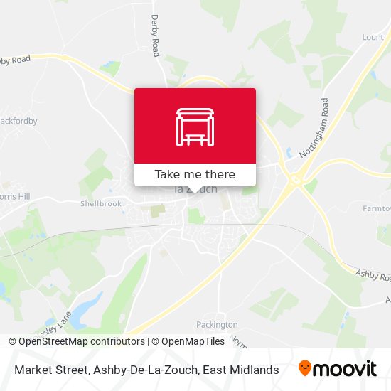 Market Street, Ashby-De-La-Zouch map
