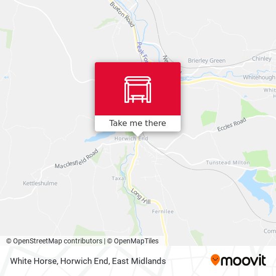 White Horse, Horwich End map