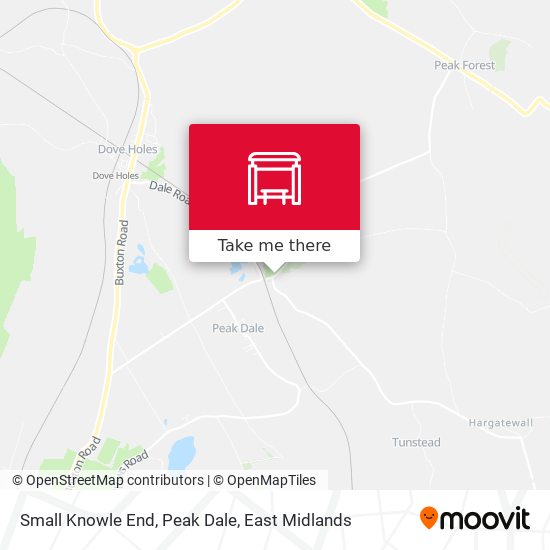 Small Knowle End, Peak Dale map