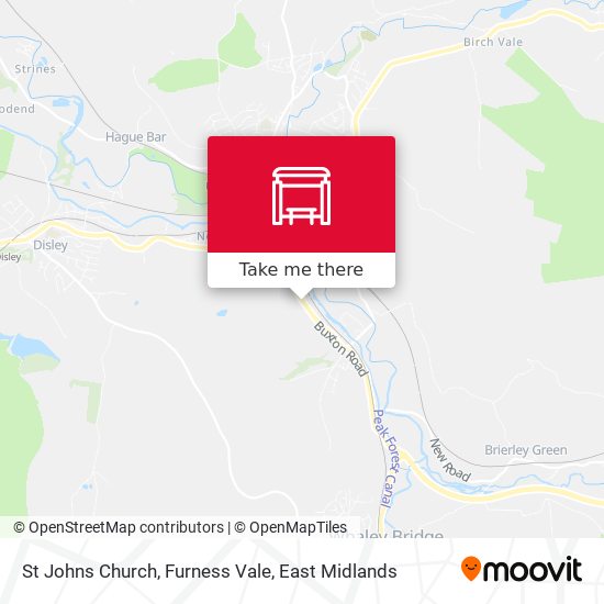 St Johns Church, Furness Vale map