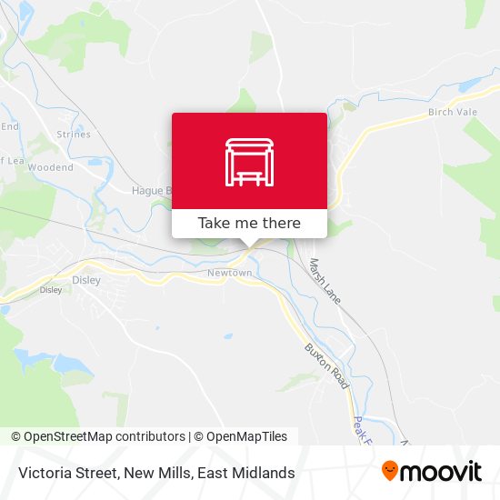 Victoria Street, New Mills map