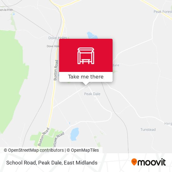 School Road, Peak Dale map