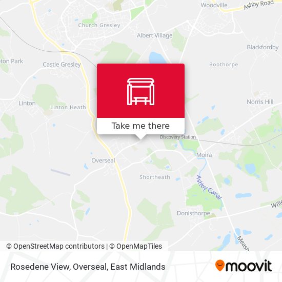 Rosedene View, Overseal map