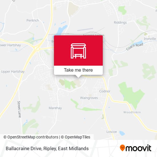 Ballacraine Drive, Ripley map