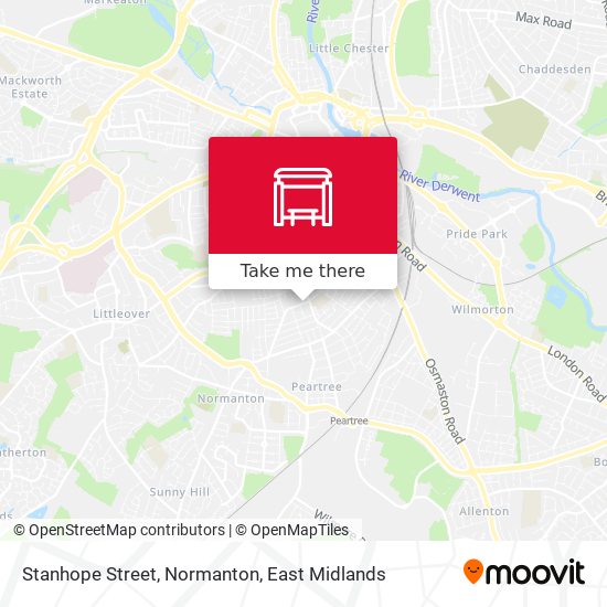Stanhope Street, Normanton map