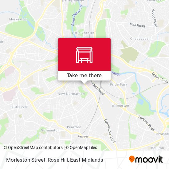 Morleston Street, Rose Hill map