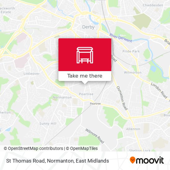 St Thomas Road, Normanton map