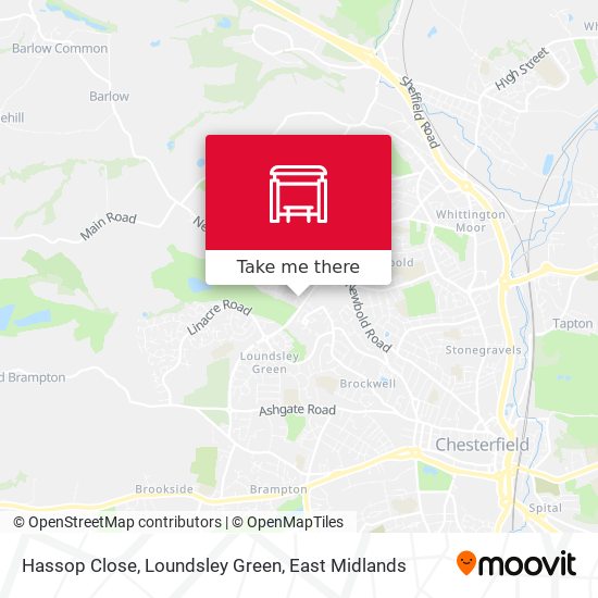 Hassop Close, Loundsley Green map
