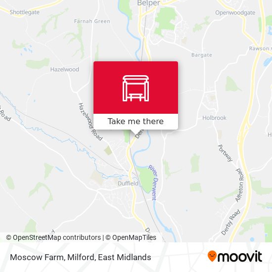 Moscow Farm, Milford map