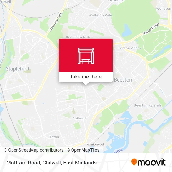 Mottram Road, Chilwell map