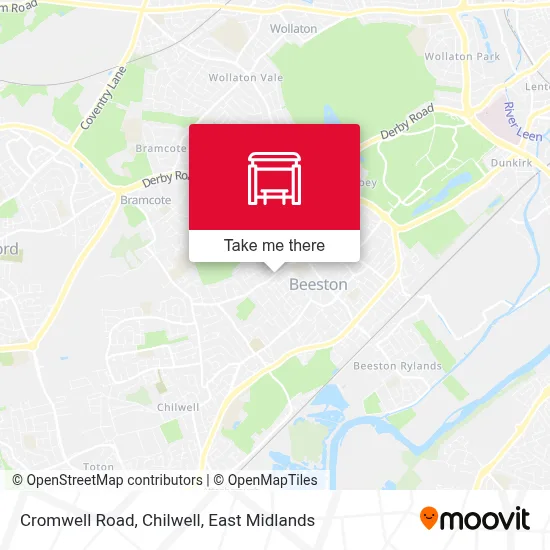 Cromwell Road, Chilwell map
