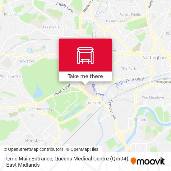 Qmc Main Entrance, Queens Medical Centre (Qm04) map