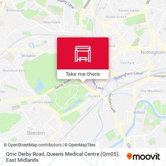 Qmc Derby Road, Queens Medical Centre (Qm05) map