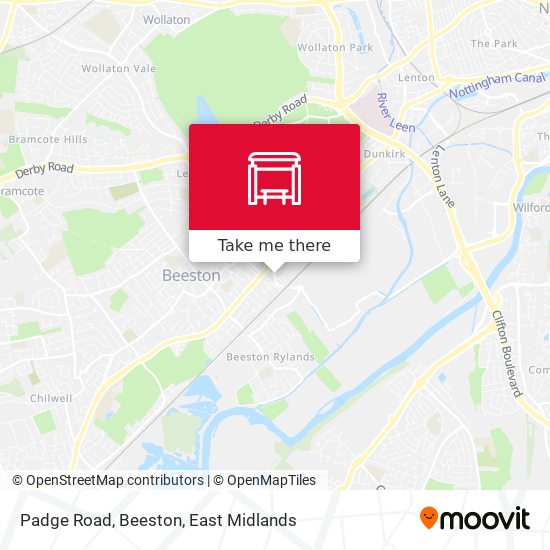 Padge Road, Beeston map