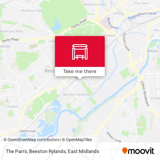 The Parrs, Beeston Rylands map