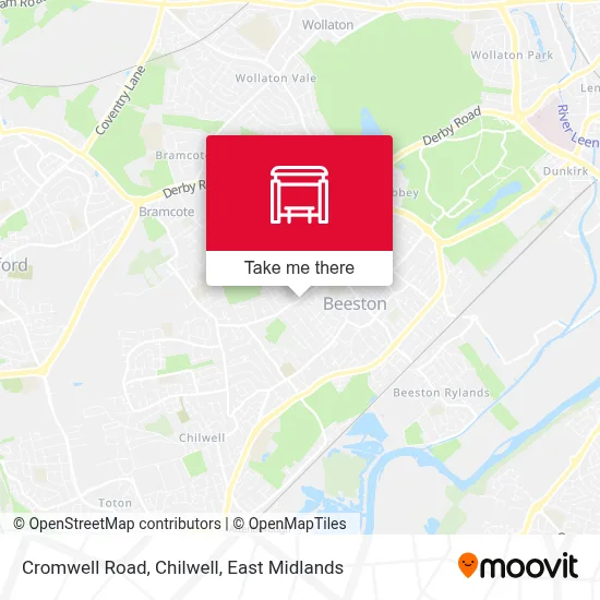 Cromwell Road, Chilwell map